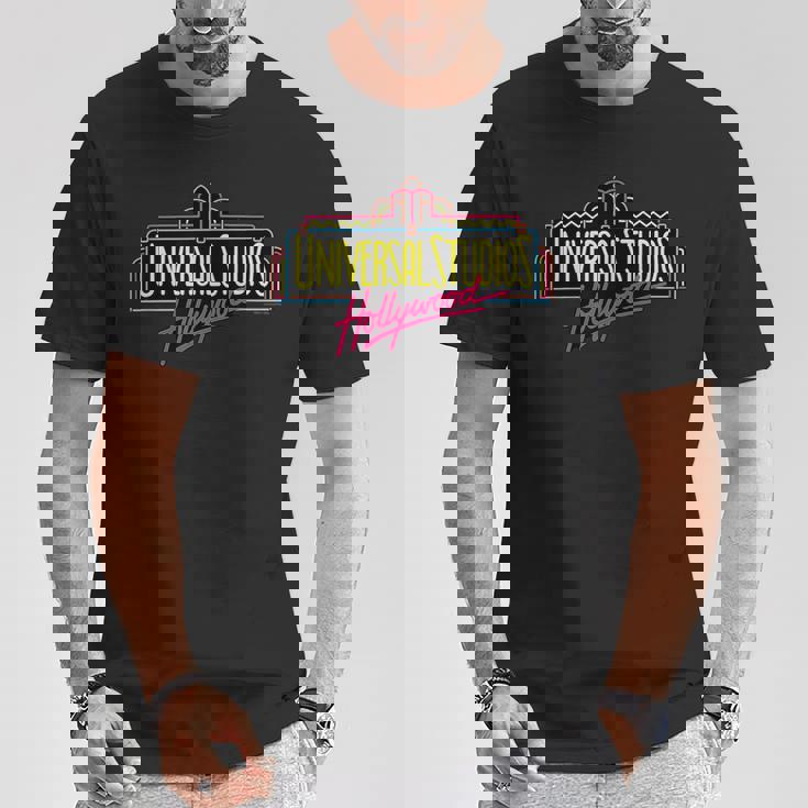 ユニバーサルスタジオハリウッドマーキー Tシャツ 面白い贈り物