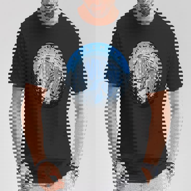 ヨセミテ国立公園 ハーフドーム ヴィンテージポスター スーベニア Tシャツ 面白い贈り物