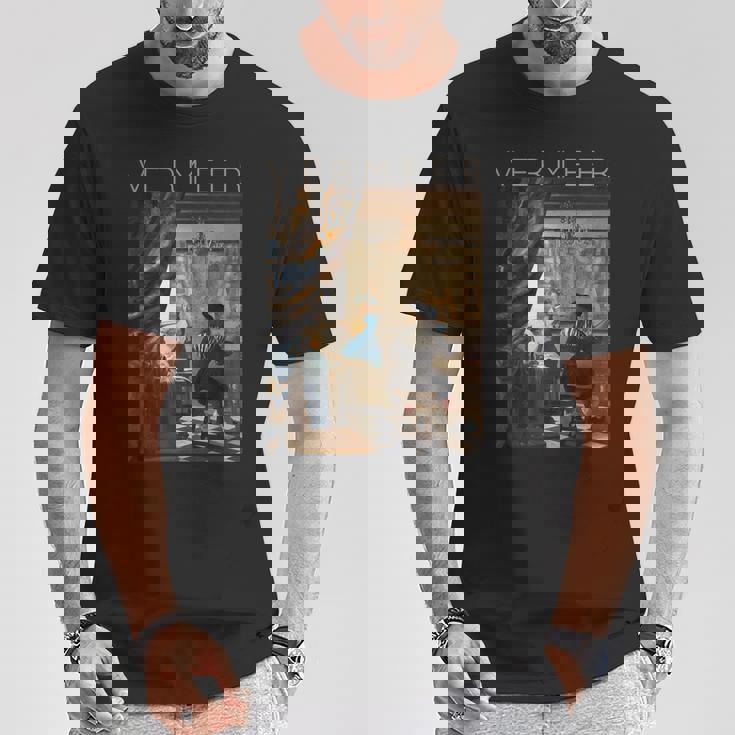 ヨハネス・フェルメール 絵画の芸術 Tシャツ 面白い贈り物