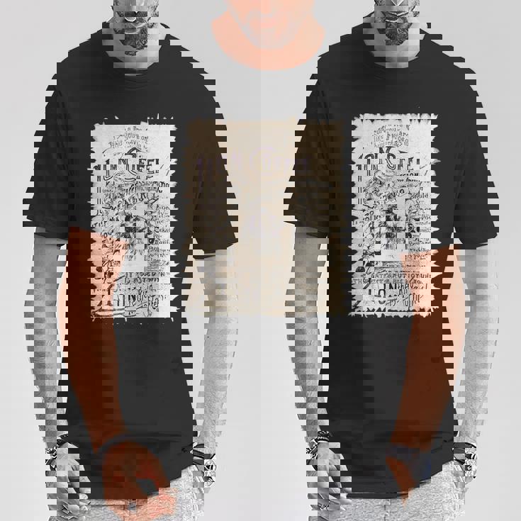 ライオンコーヒー キングオブコーヒー ヴィンテージtシャツ ジャワモカリオ Tシャツ 面白い贈り物