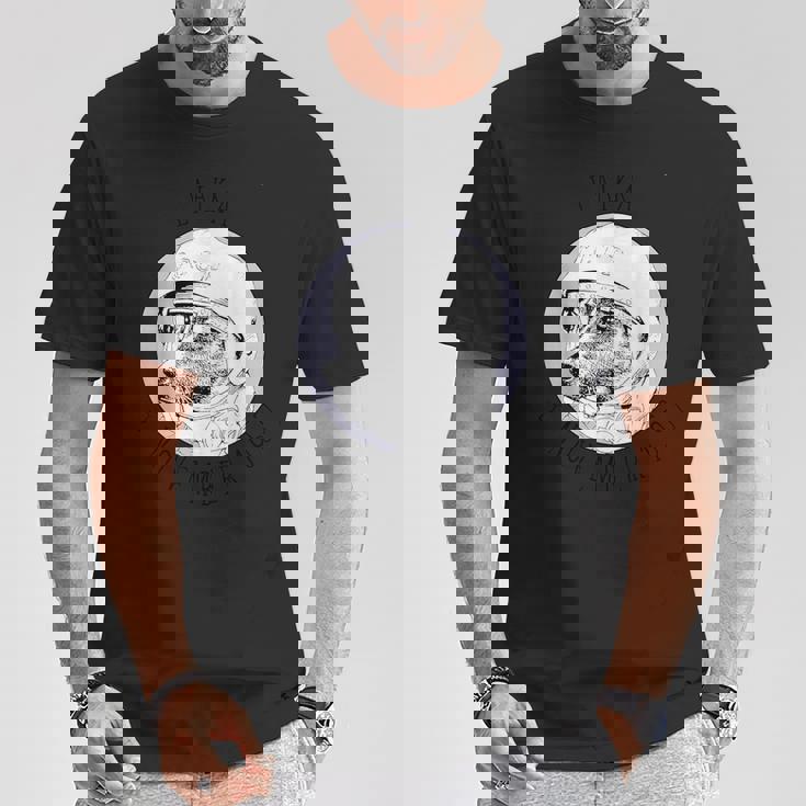 ライカ 宇宙犬 ソ連 Tシャツ 面白い贈り物