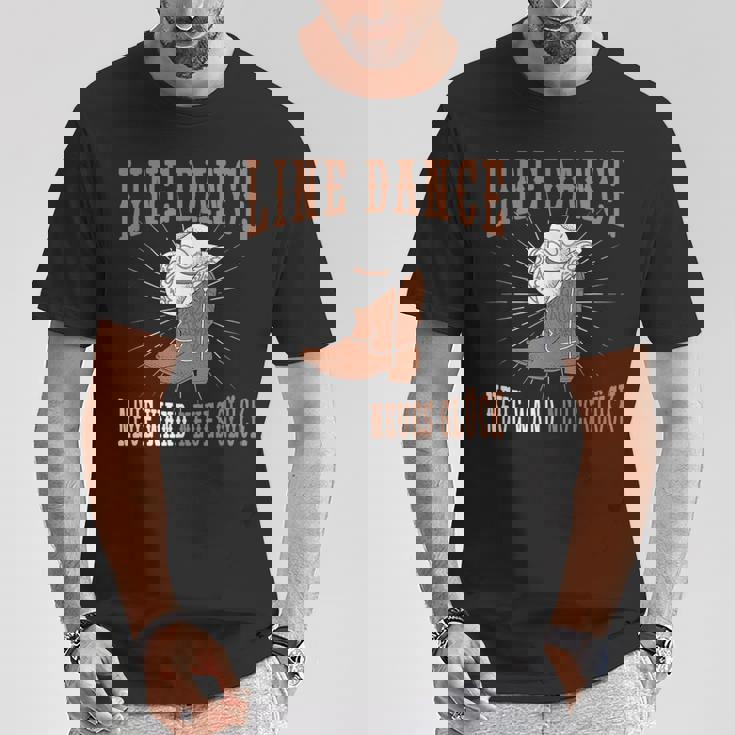 ラインダンス 新壁 新幸福 洋田 ラインダンス Tシャツ 面白い贈り物