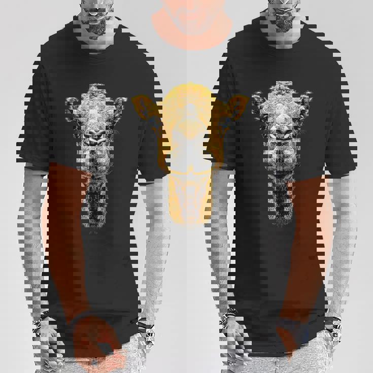 ラクダ ドメダリー バクテリアンラクダ 砂漠サファリ 甘いラクダ Tシャツ 面白い贈り物