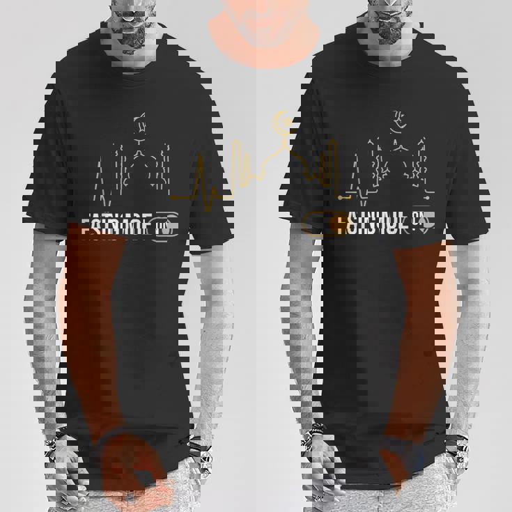 ラマダンカリーム断食モード断食イスラム教徒 Tシャツ 面白い贈り物