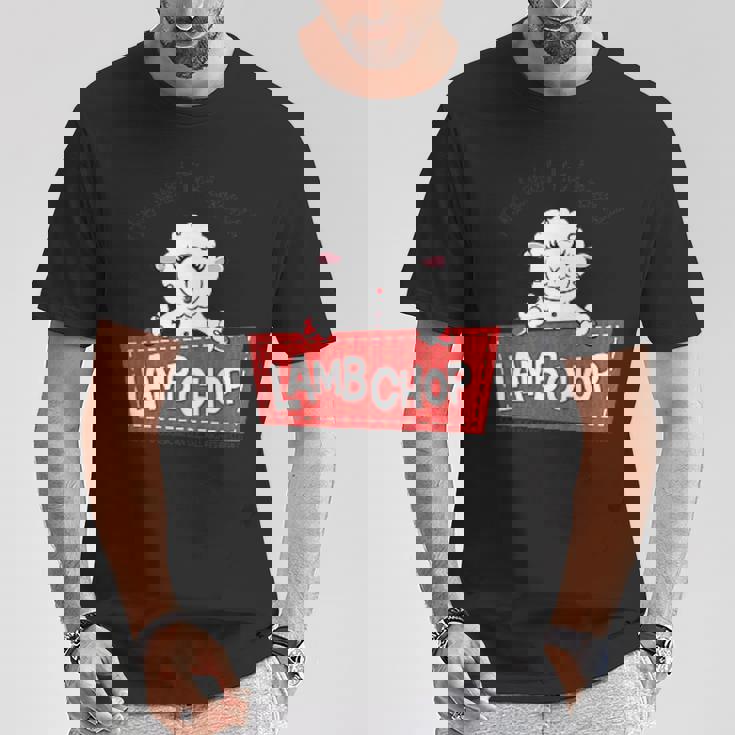 ラムチョップ ヴィンテージ ポケットヒット Tシャツ 面白い贈り物