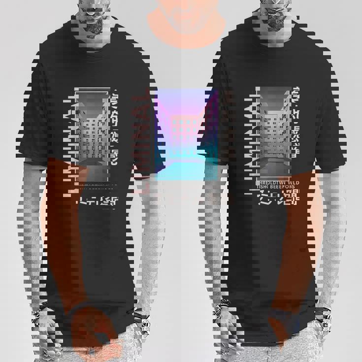 リミナルスペース 美的感覚 日本美的バイブデザイン Tシャツ 面白い贈り物