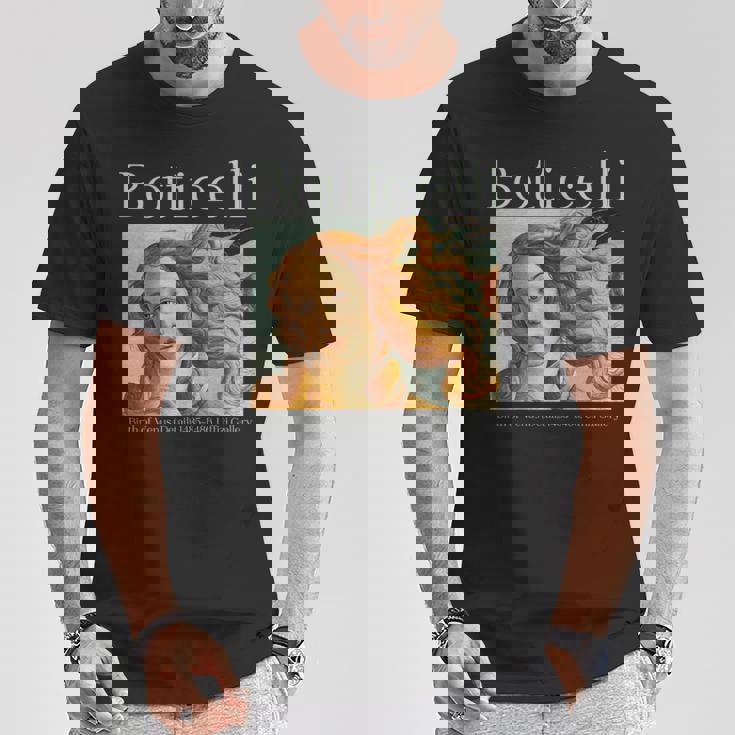 ルネッサンス美的ボッティチェリ ヴィーナスの誕生 アートデザイン 長袖tシャツ Tシャツ 面白い贈り物
