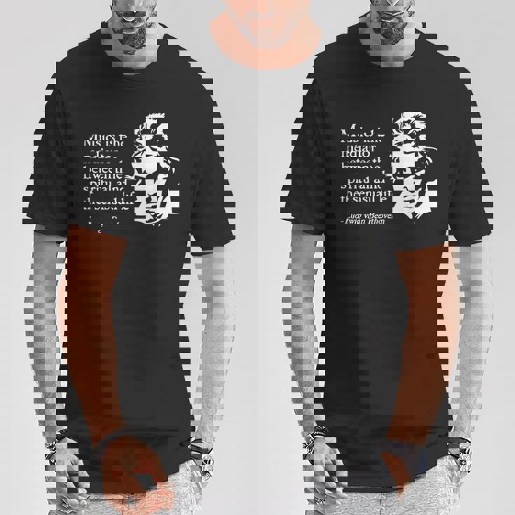 ルートヴィヒ・ヴァン・ベートーヴェン 引用句 クラシック音楽引用句 格言 Tシャツ 面白い贈り物