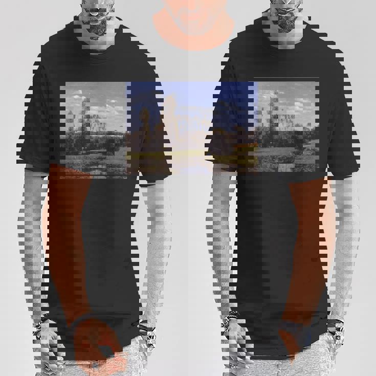 ルールのモネの眺め ル・アーヴル 長袖tシャツ Tシャツ 面白い贈り物