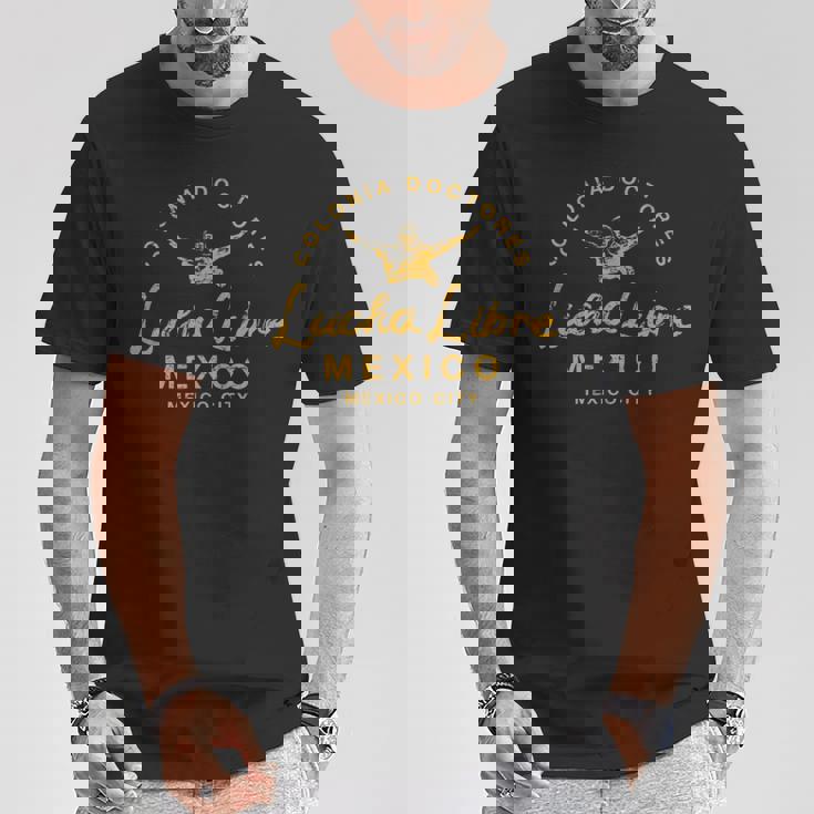 レスリング ルチャ リブレ メキシカン レスラー ヴィンテージ Tシャツ 面白い贈り物