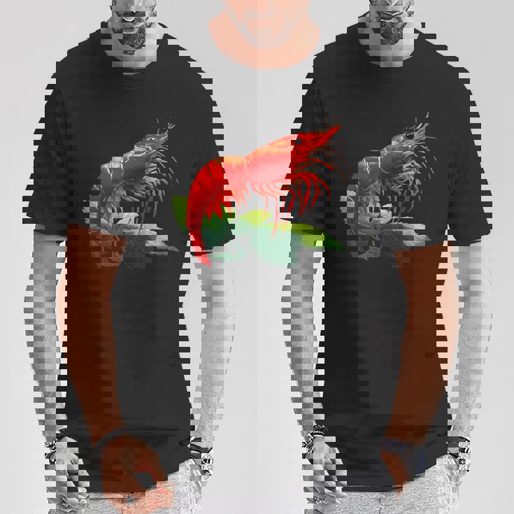 レッドチェリー シュリンプ ブリーダー ネオカラディナ 淡水水槽 Tシャツ 面白い贈り物