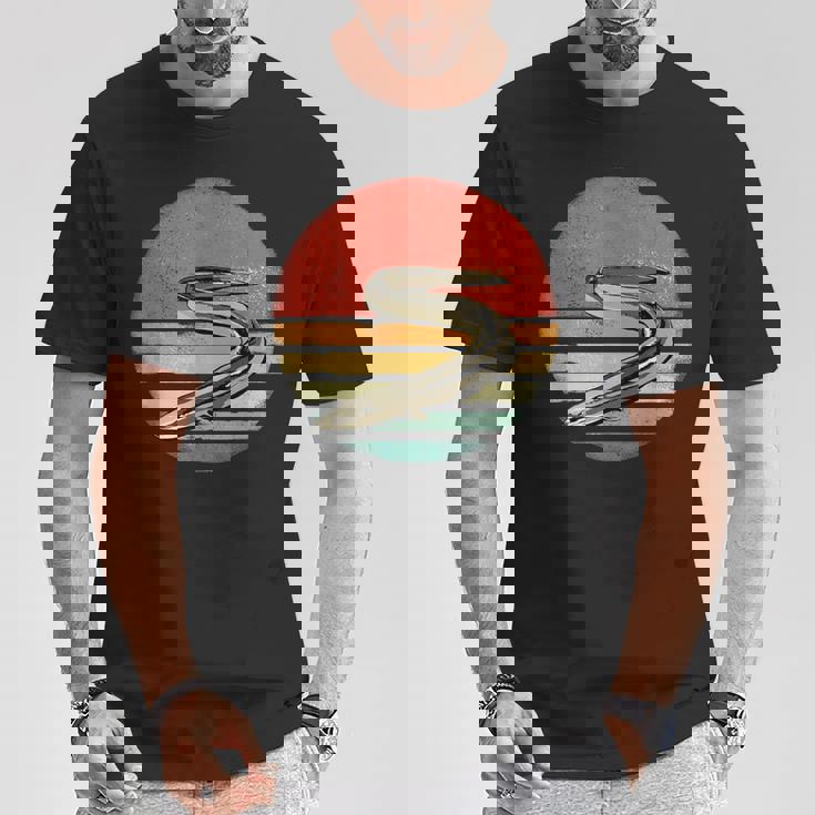 レトロ ヴィンテージ ウナギ 自然 うなぎ 恋人 Tシャツ 面白い贈り物