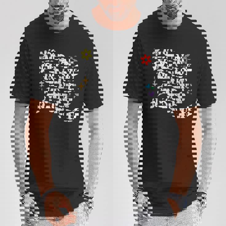 レトログルーヴィー。人生でフローリスが多すぎることはありません。 Tシャツ 面白い贈り物