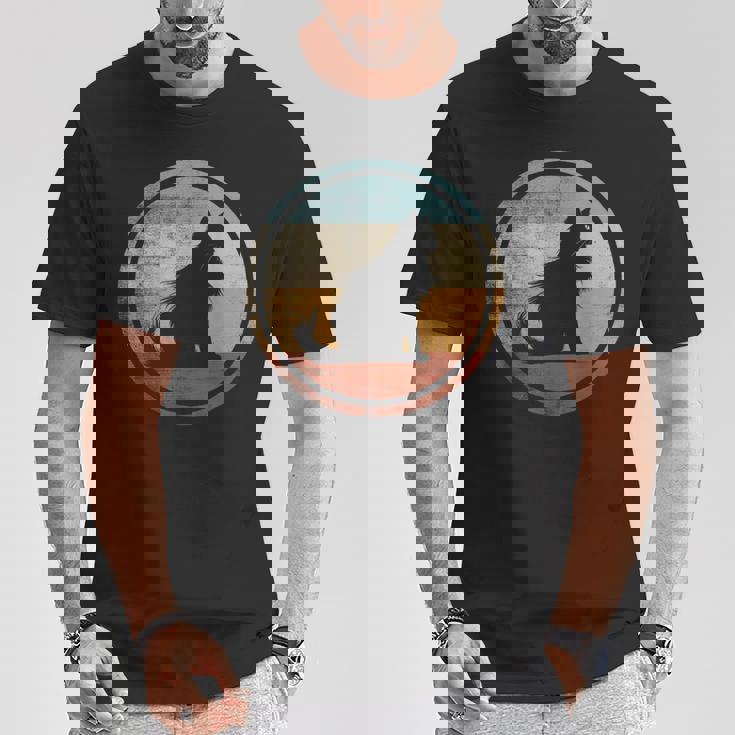 レトロヴィンテージデザインのターキッシュアンゴラ猫 Tシャツ 面白い贈り物