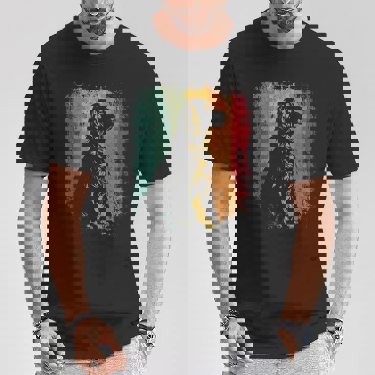 レトロヴィンテージドッグデザインイングリッシュコッカースパニエル Tシャツ 面白い贈り物