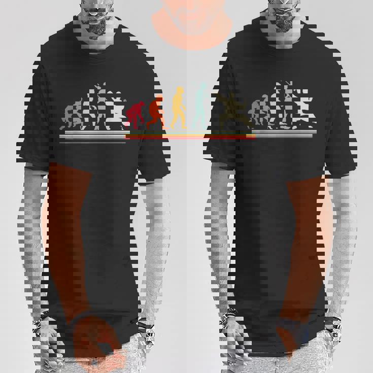 レトロ太極拳の進化 Tシャツ 面白い贈り物