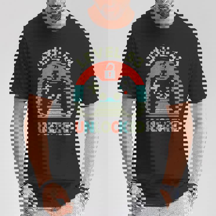 レベル53アンロック レトロヴィンテージゲーム53歳の誕生日ゲーマー Tシャツ 面白い贈り物