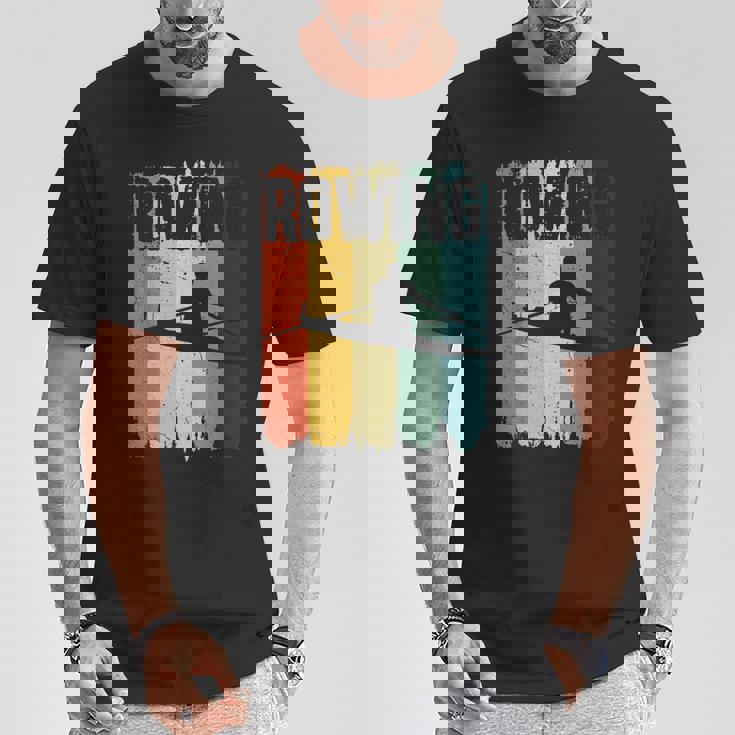 ロウイングスポーツ。レトロビンテージ。Rowing Crew（ローイングクルー Tシャツ 面白い贈り物