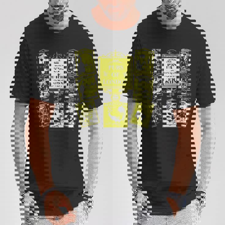 ロンドンスプラッシュパブ・オブ・ロンドン Tシャツ 面白い贈り物