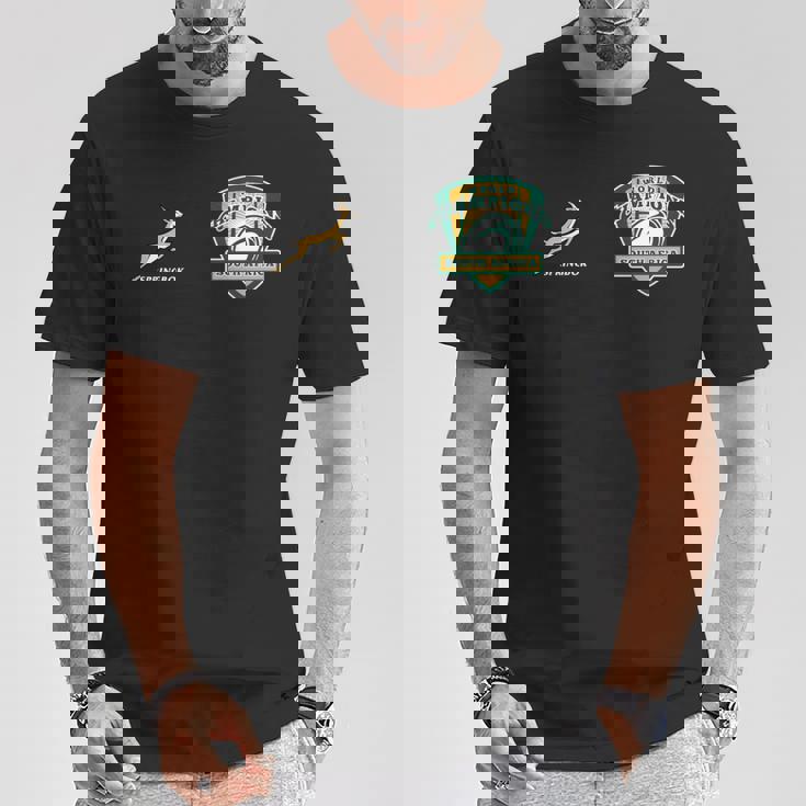 ワールドチャンピオンpringbok Bokke 南アフリカ ラグビー 長袖tシャツ Tシャツ 面白い贈り物