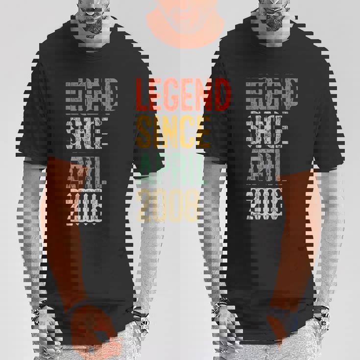 ヴィンテージ 18歳の誕生日デコレーション メンズ 18歳 2008年 18歳の誕生日 Tシャツ 面白い贈り物