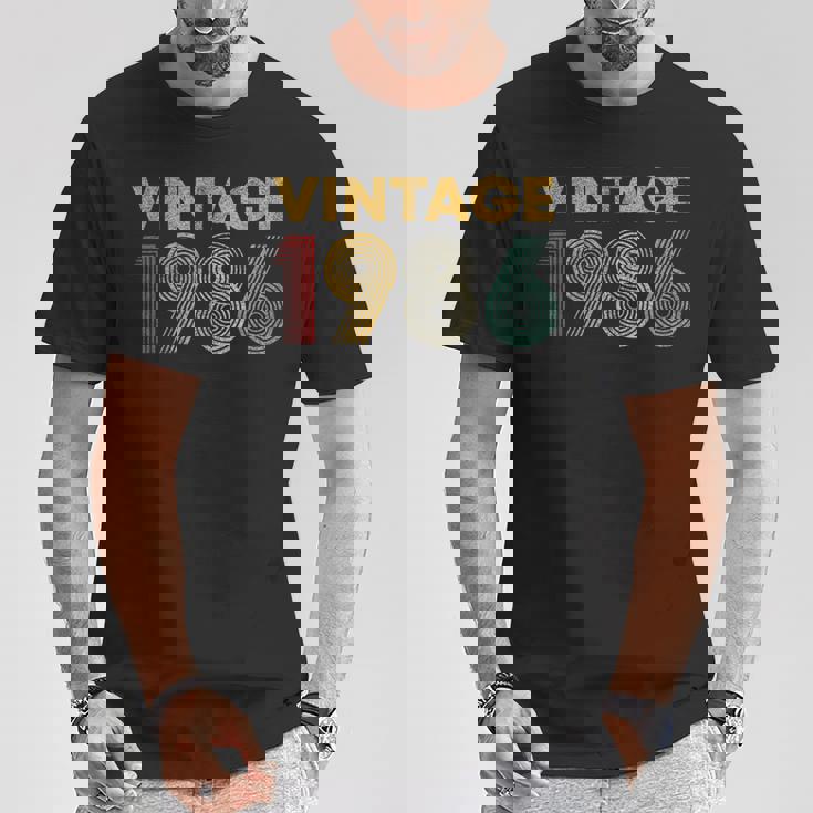 ヴィンテージ 1986 40歳の誕生日プレゼント 男性 女性 40歳 Tシャツ 面白い贈り物