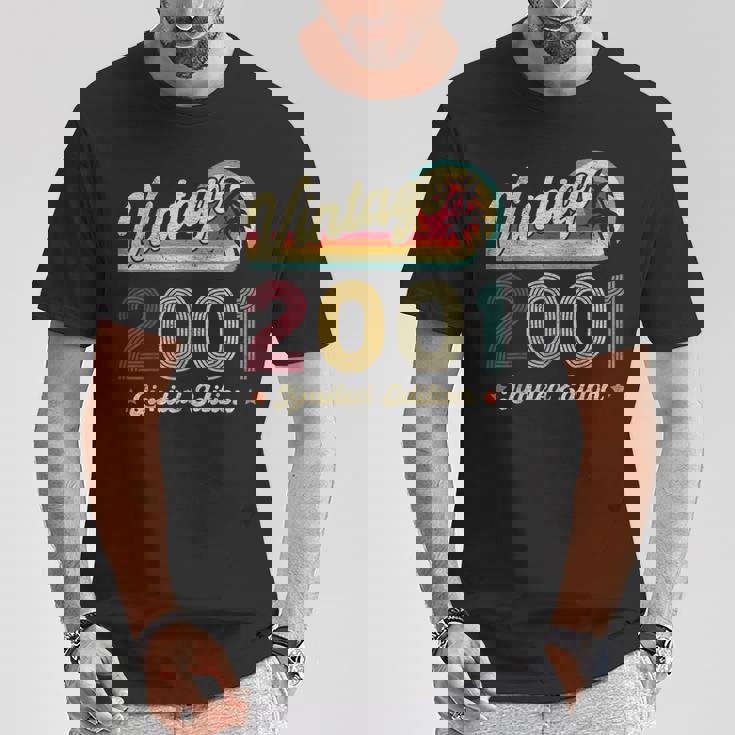 ヴィンテージ 2001 25歳の誕生日プレゼント 男性 女性 25歳 Tシャツ 面白い贈り物
