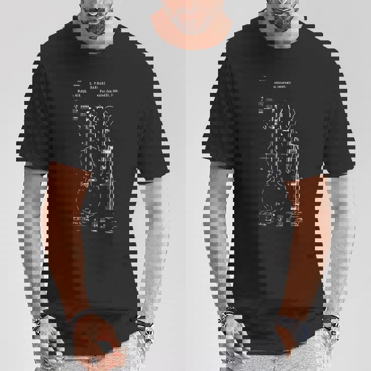 ヴィンテージ チェロパテント レトロ チェロ奏者 チェロチェリスト Tシャツ 面白い贈り物