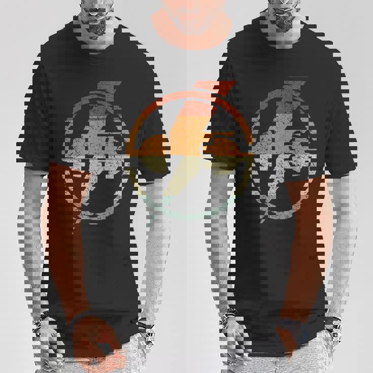 ヴィンテージ デザイン 電工 電気 Tシャツ 面白い贈り物