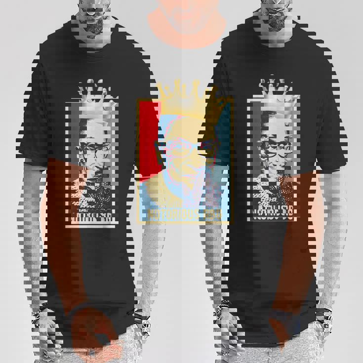 ヴィンテージ・ノトーリアス Rbg-ルース・ベイダー・ギンズバーグ・コート Tシャツ 面白い贈り物