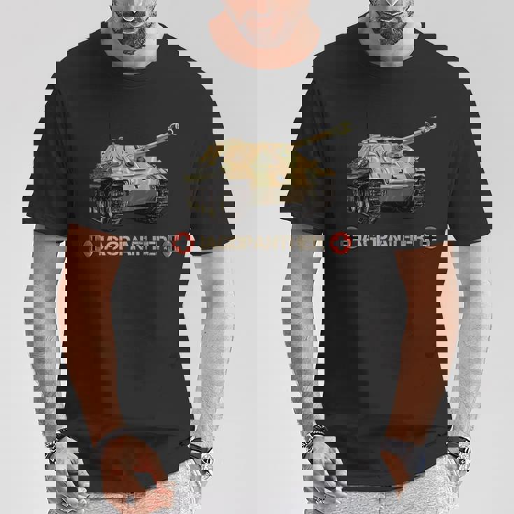 ヴィンテージ第二次世界大戦ドイツ対戦車ヤークトパンターsdKfz。 173 長袖tシャツ Tシャツ 面白い贈り物