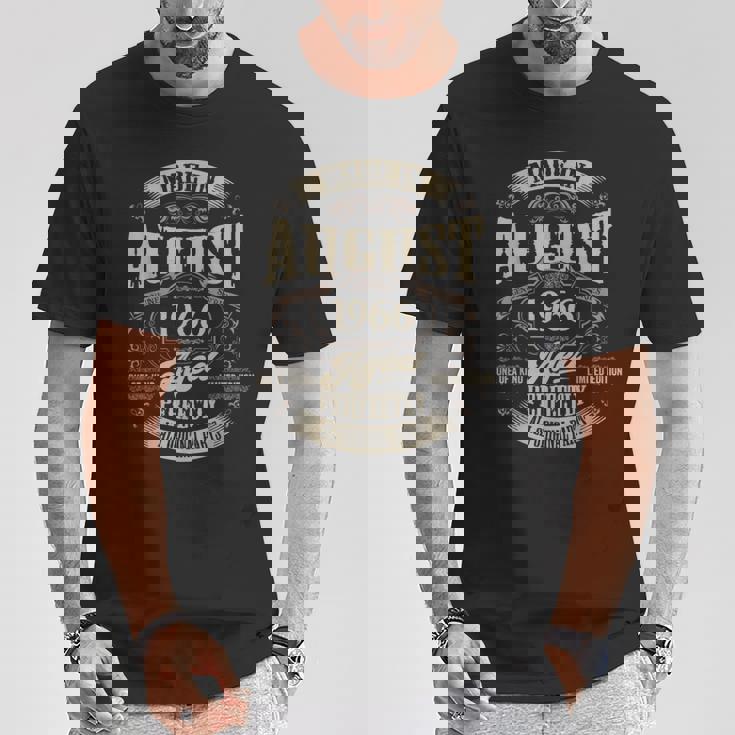 ヴィンテージ還暦伝説 1966年8月 60歳の贈り物 Tシャツ 面白い贈り物