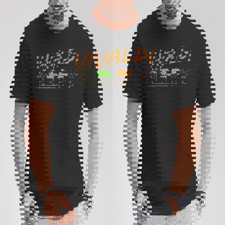 ヴィヴァルディ四季クラシック音楽ギフト Tシャツ 面白い贈り物