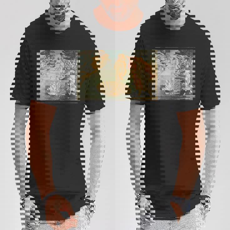 ヴィーナスの誕生／サンドロ・ボッティチェッリ【世界の名画】（高精細画質）女神 美術館アート Tシャツ 面白い贈り物