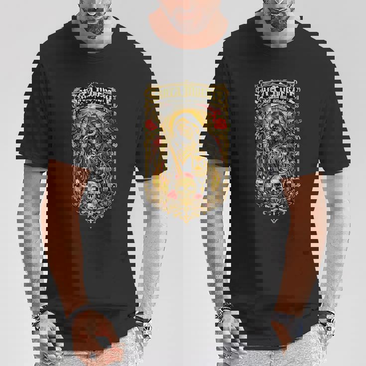 世界のサンタ・ムエルテ支配者 Tシャツ 面白い贈り物