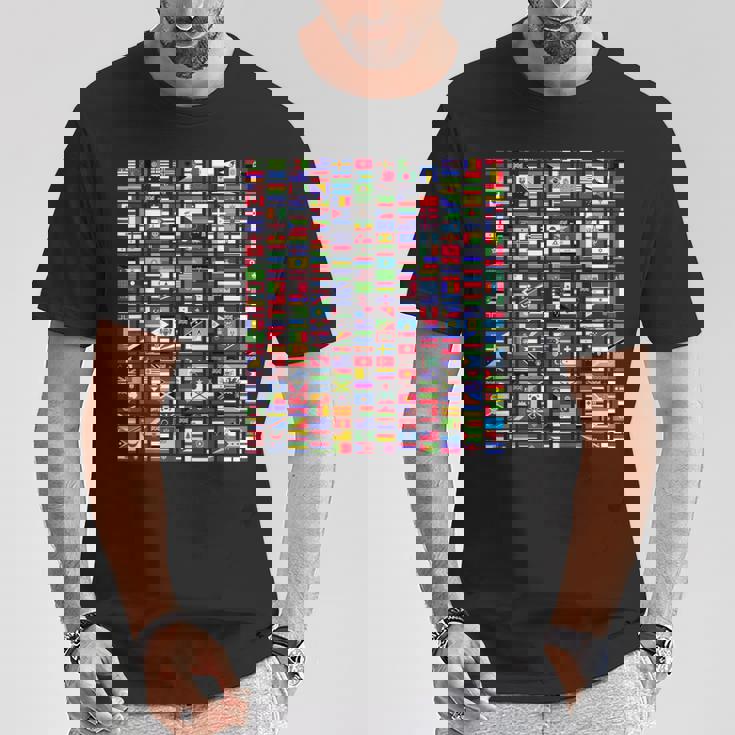 世界の国旗国際287 Tシャツ 面白い贈り物