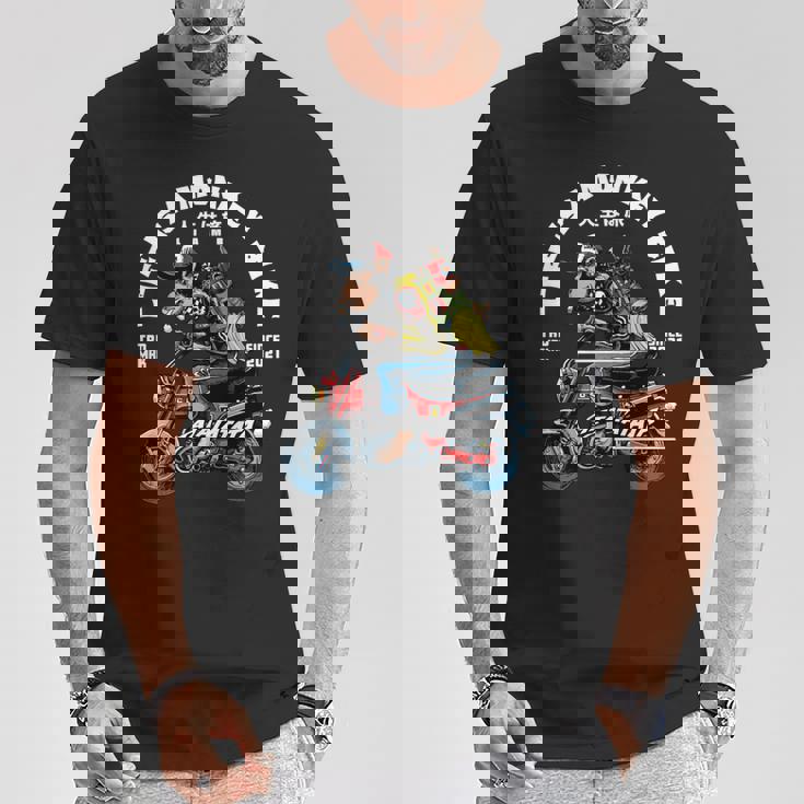 人生はモンキーバイク 長袖tシャツ Tシャツ 面白い贈り物