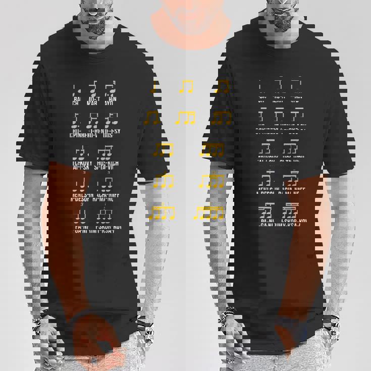 作曲家リズム音楽 バッハ・モーツァルト ベートーヴェン・ショパン Tシャツ 面白い贈り物