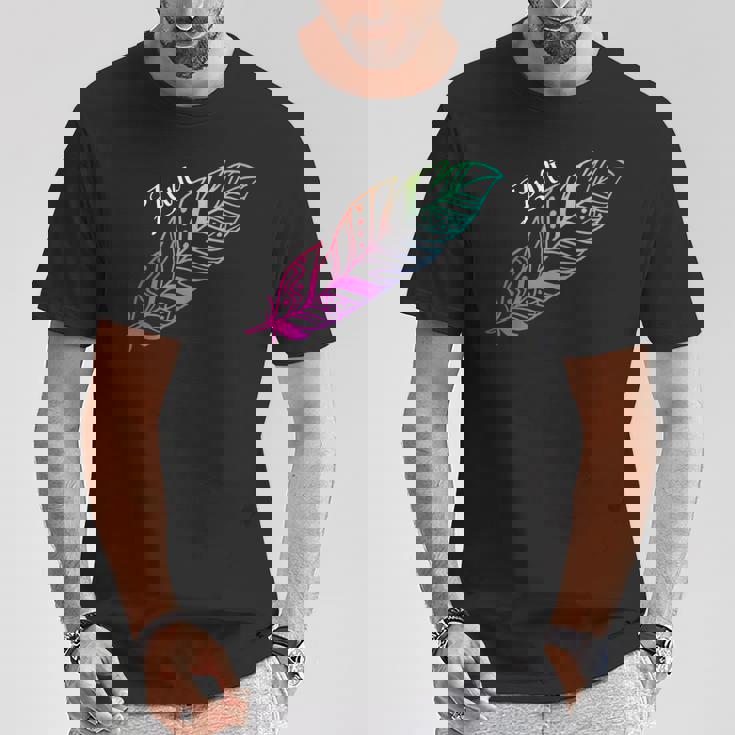 先住民フェザーtシャツ ネイティブアメリカン ズニ族 Tシャツ 面白い贈り物