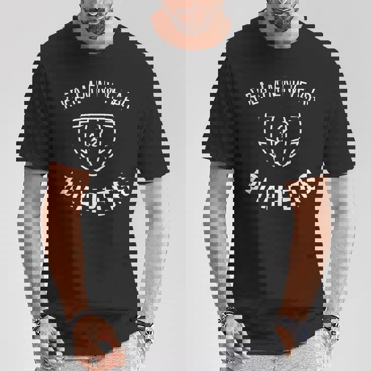 共和党のドナルド・トランプ 本物の男性がおむつを着用 Tシャツ 面白い贈り物