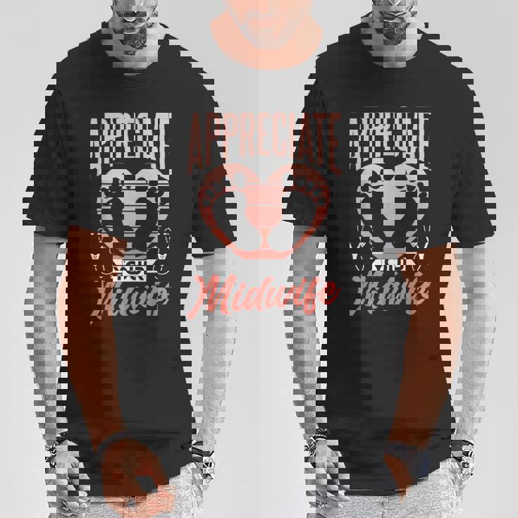 助産師に感謝する 格言集 助産 助産師 仕事 Tシャツ 面白い贈り物