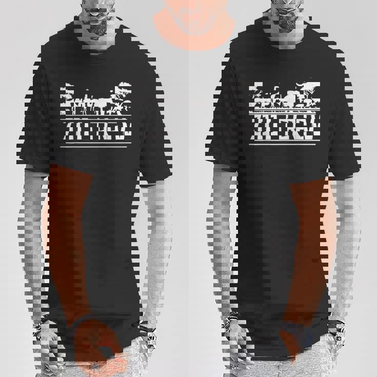 動物園 動物園 サファリ キリン ライオン ゾウ 動物園 Tシャツ 面白い贈り物