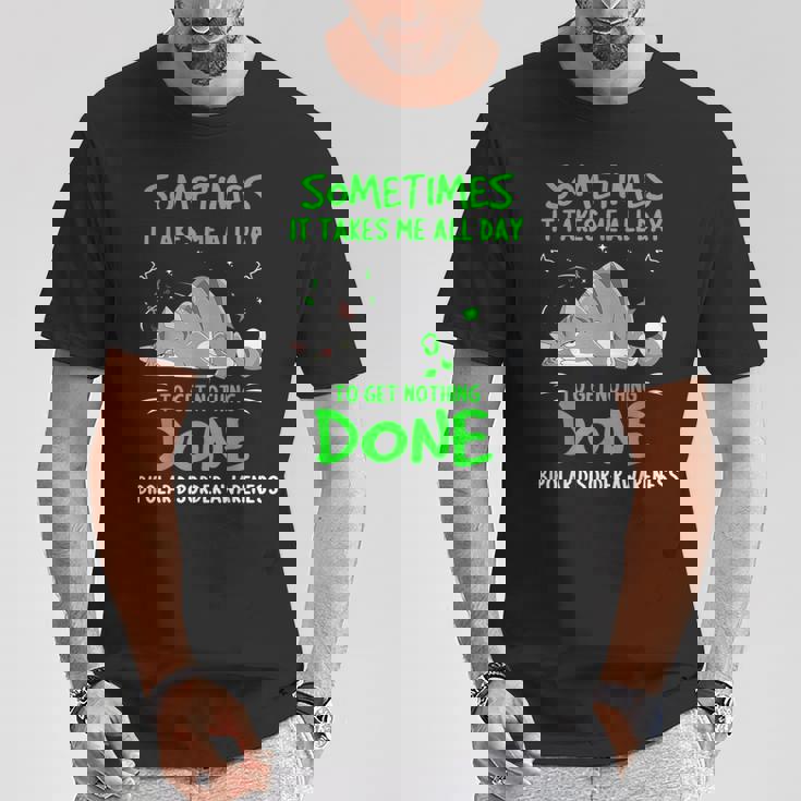 双極性障害啓発猫リボン Tシャツ 面白い贈り物