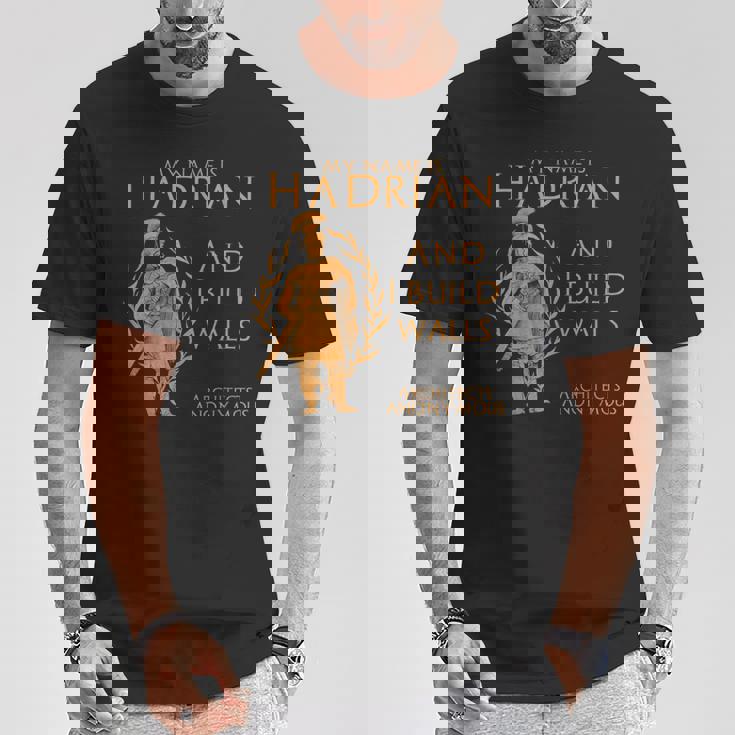 古代ローマ 皇帝ハドリアヌス 建築家 匿名 面白い Tシャツ 面白い贈り物
