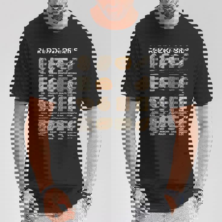 古生代化石チャート古生物学科学愛好家 Tシャツ 面白い贈り物