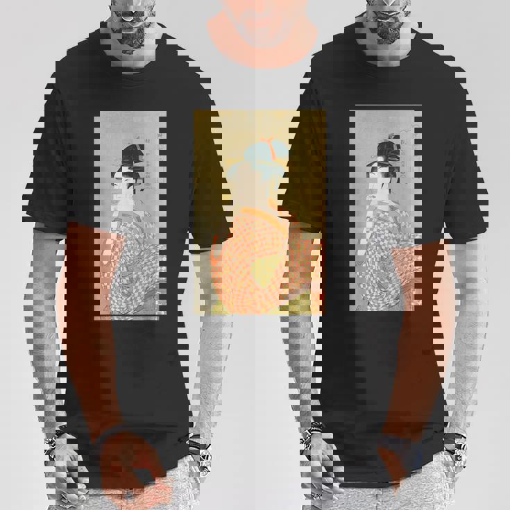 喜多川歌麿「婦女人相十品 ポペンを吹く娘」 Tシャツ 面白い贈り物