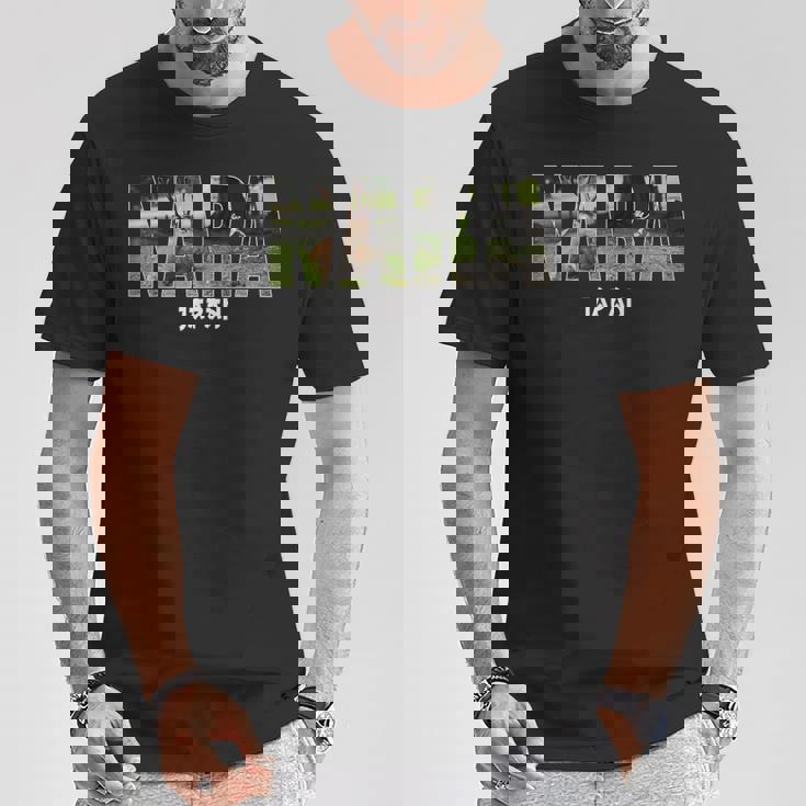 奈良県 Japan 日本の都市 奈良ヴィンテージ お土産 Tシャツ 面白い贈り物