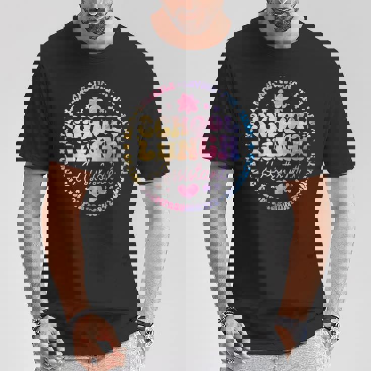 学校給食アシスタントマネージャー フードサービスクルースクワッド Tシャツ 面白い贈り物