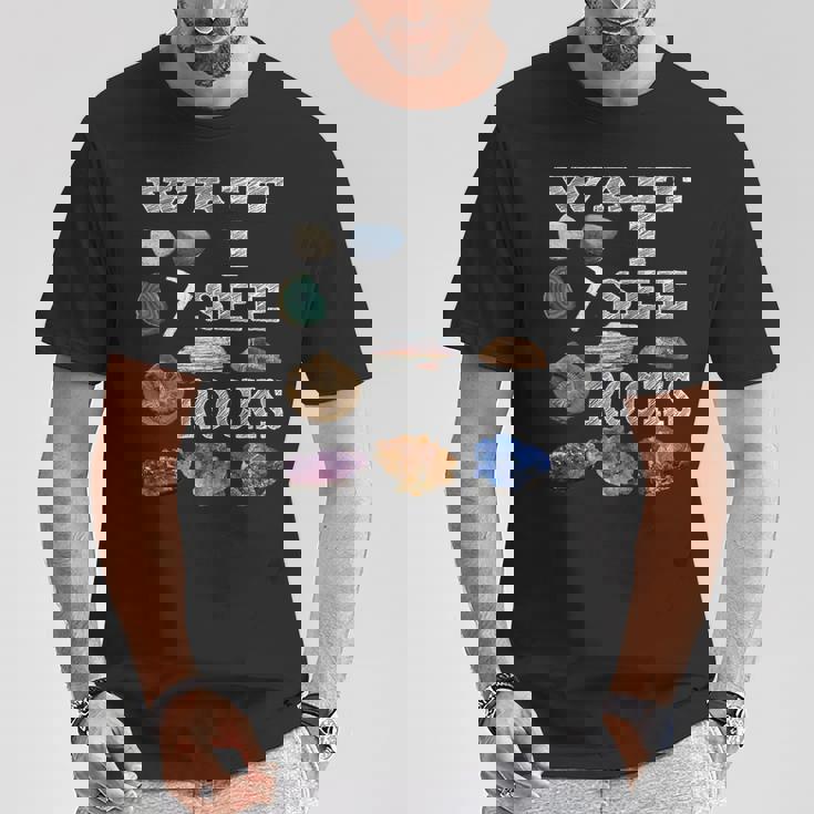 待って、Iee Rocks Rockhound Geology Rock Collection Tシャツ 面白い贈り物