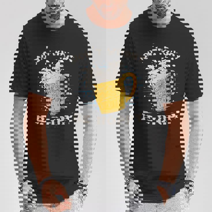 心配しないで、ホッピー・ブリューワー・ホップス・ビール Tシャツ 面白い贈り物